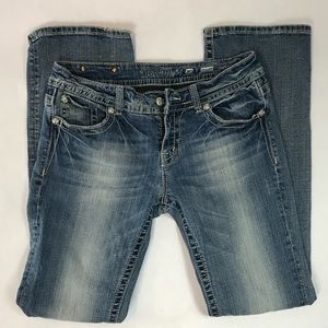 Miss Me Easy Boot Bedazzled Jeans